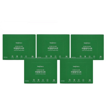 비긴에코 안심세탁 이염방지시트 30입 × 5개 (150매)