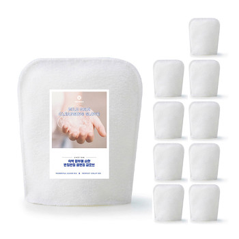 쓱싹 목욕 꼼꼼 바디글러브 샤워 장갑 (13x15cm) 10개