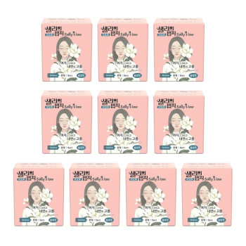 샐리의 법칙 생리대 시그니처 중형(6P) x 10팩