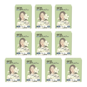 샐리의법칙 생리대 시그니처 슬림핏 대형(5P) x 10팩