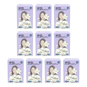 샐리의법칙 생리대 시그니처 슬림핏 오버나이트(4P) x 10팩