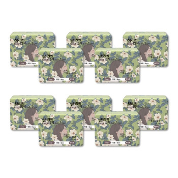 샐리의법칙 프리미엄 생리대 매직퀵 시그니처 대형(8P) x 10팩