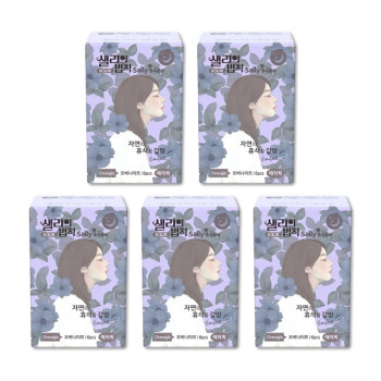 샐리의법칙 프리미엄 생리대 매직퀵 시그니처 오버나이트(6P) x 5팩