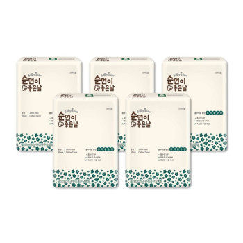 샐리의법칙 순면이좋은날 트리플순면 생리대 중형(16P) x 5팩
