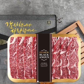 산해마을 프리미엄 블랙앵거스 LA갈비 선물세트3kg