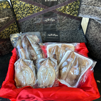 [명절선물SET-3] 반건조오징어10미(1.1kg)+국산오징어4미(1.5kg)+손질통오징어2미(400g)x2팩