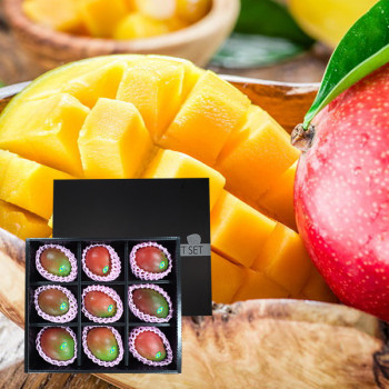 [봉스팜] 브라질 애플망고 9과 선물세트 (3.6kg내외)