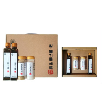 [한강농산]참.들기름 4종세트 (볶음참깨+안데스소금)