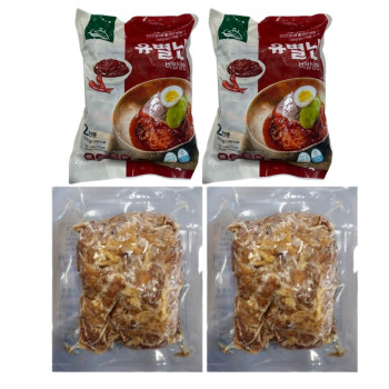 유별난 비빔냉면 2팩+연탄 간장불고기 2팩