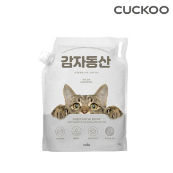 [쿠쿠] 넬로 감자동산 고양이모래 무향 (9kg x 2개)