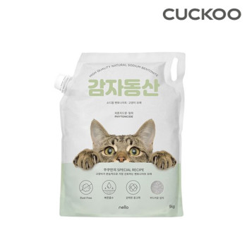 [쿠쿠] 넬로 감자동산 고양이모래 피톤치드향 (9kg x 2개)