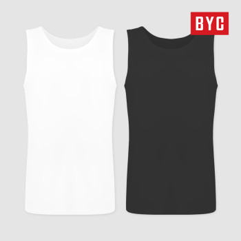 BYC 남성용 순면 탱크탑 머슬 남자 런닝 3매 세트 비와이씨