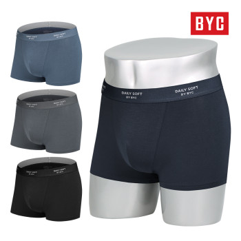 BYC 남성용 프리미엄 소프트 남자 드로즈 팬티 4종 세트 비와이씨