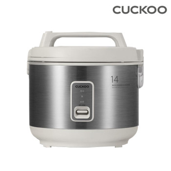 [쿠쿠] 14인용 대용량 전기보온밥솥 그레이스 화이트 CR-1415W