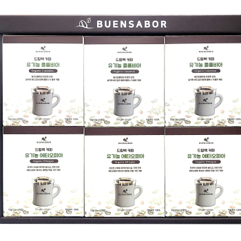 [자연트레이딩]26설 커피 드립백 유기농 2종선물세트 3개입 6개입