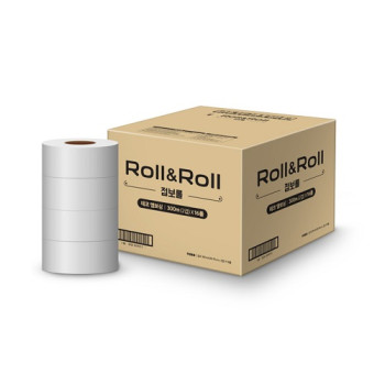롤앤롤 점보롤 화장지 300m 2겹 16롤(박스)
