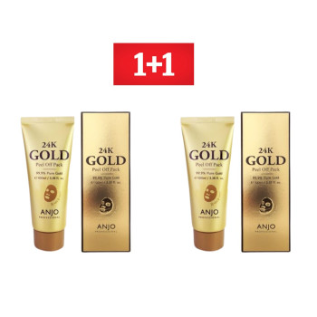 [6900원 특가] [1+1] 앙쥬 24K 골드 필오프팩 100ml