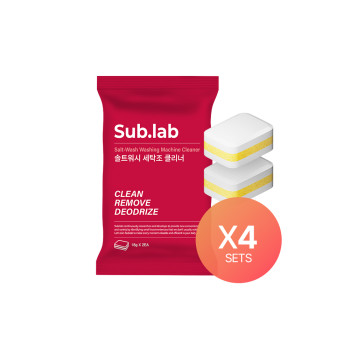 서브랩 솔트워시 세탁조 클리너 타블렛 8개입