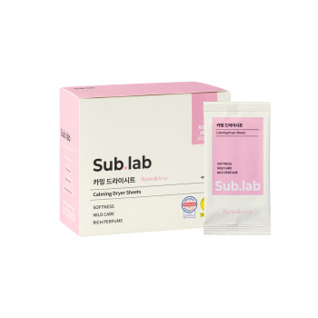 서브랩 건조기 섬유유연제 카밍 드라이시트 로즈아이리스