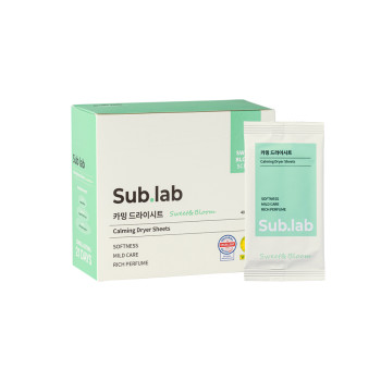 서브랩 건조기 섬유유연제 카밍 드라이시트 스윗앤블룸