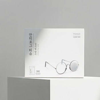 자우버 김서림방지 안경닦이 안티포그 티슈 50매