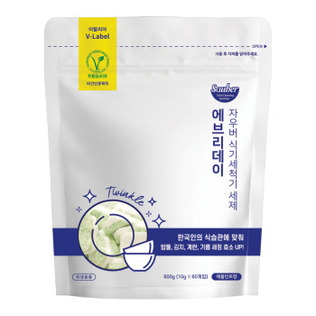 자우버 에브리데이 식기세척기 세제 타블렛 60개입