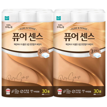 모나리자 퓨어 센스 22m 30롤 2팩