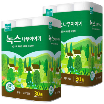 모나리자 녹스 나무이야기 27m 30롤 2팩