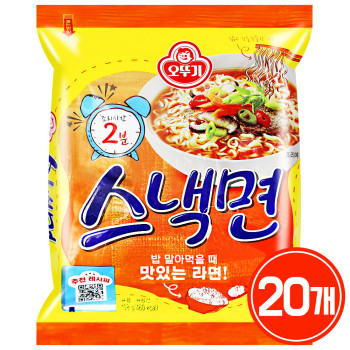 스낵면 108g 20개