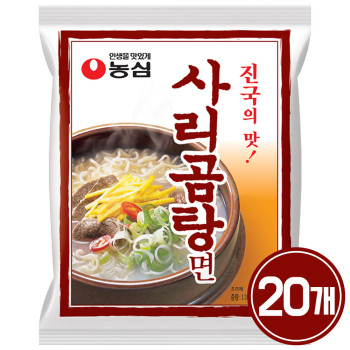 농심 사리곰탕면 110g 20개
