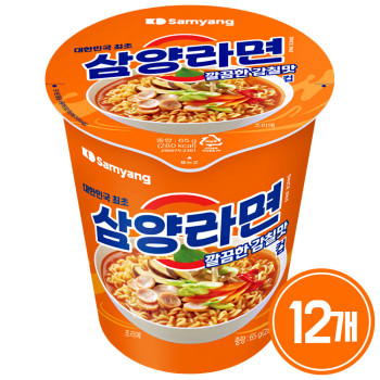 삼양라면 소컵 65g 12개