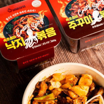 [임박특가] 실비 매운 낙지볶음 300g (트라이탄 용기증정)