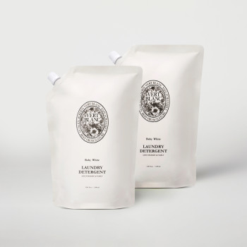 [베르블랑] 섬유유연제 리필 화이트향 1L x 2개