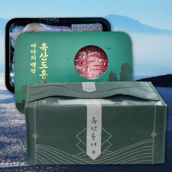 국산 흑산도 홍어 선물포장 500g (2-3인분)/1kg(5-6인분)