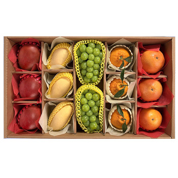 [과일선물세트] 인기과일 혼합선물 (샤인2 한라봉3 레드향3  골드망고3 애플망고3)