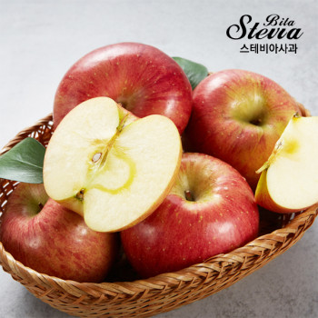 [써니팜] 특허 받은 농법! 스테비아 세척사과(정품) 2kg/3Kg/6Kg