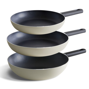 [쿠비녹스] 베이직 인덕션 프라이팬 3종세트(26프,28프,28궁) CO-22-27