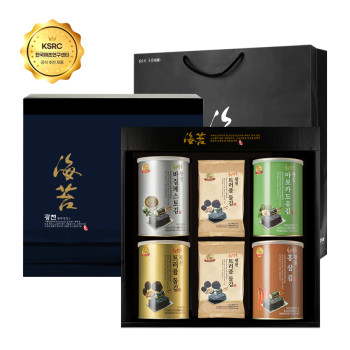 [해달음] 명품 광천 4캔 선물세트