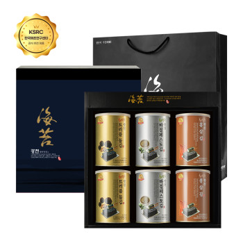 [해달음] 명품 광천 6캔 선물세트