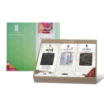 [참빛] 소담5호 / 자른미역65g+구운멸 다시팩5입+자른다시마70g