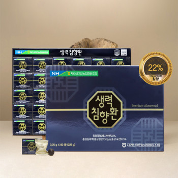 농협 침향 22% 생력침향환 60환 (+선물용쇼핑백)