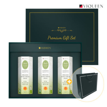[바이퀸] 올렌조 엑스트라버진 유기농 올리브오일 선물세트