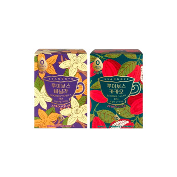 [쌍계명차] 제로 루이보스 듀엣세트(루이보스 카카오 +루이보스 바닐라)