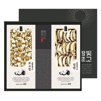 [참빛] 참나무표고실속1호 / 표고칩60g+표고슬라이스60g