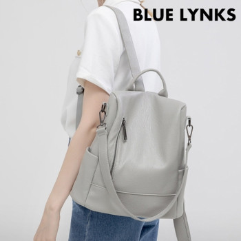 [블루링스] 여성 소프트 PU가죽 도난방지 숄더겸용 백팩 (색상 택1) BLM-ESD10
