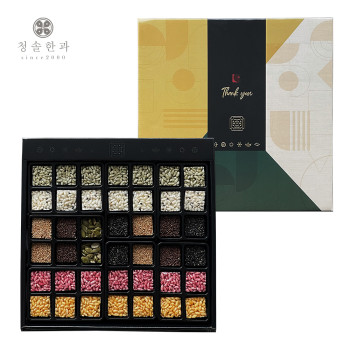 [청솔한과] 한과선물세트 궁중강정 2호(쇼핑백)