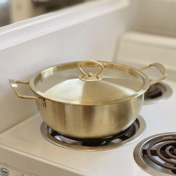 [아비스] 티타늄코팅 스텐 전골냄비 24cm