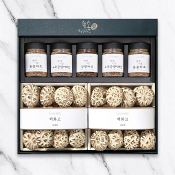 [숲속愛] 버섯종합세트 1호 / 보자기