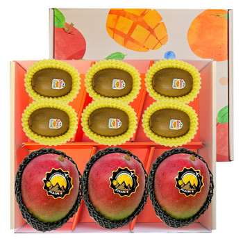 [굿파머] 애플망고 3입+골드키위 6입 2kg내외