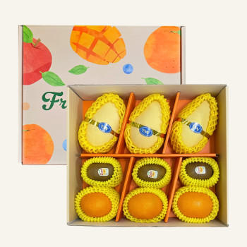 [굿파머] 달콤가득 4호 선물세트 (망고3+키위3+레드향3)